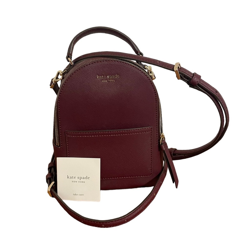 Kate Spade New York Cameron Mini Convertible Backpack with Gold tone Hardware
